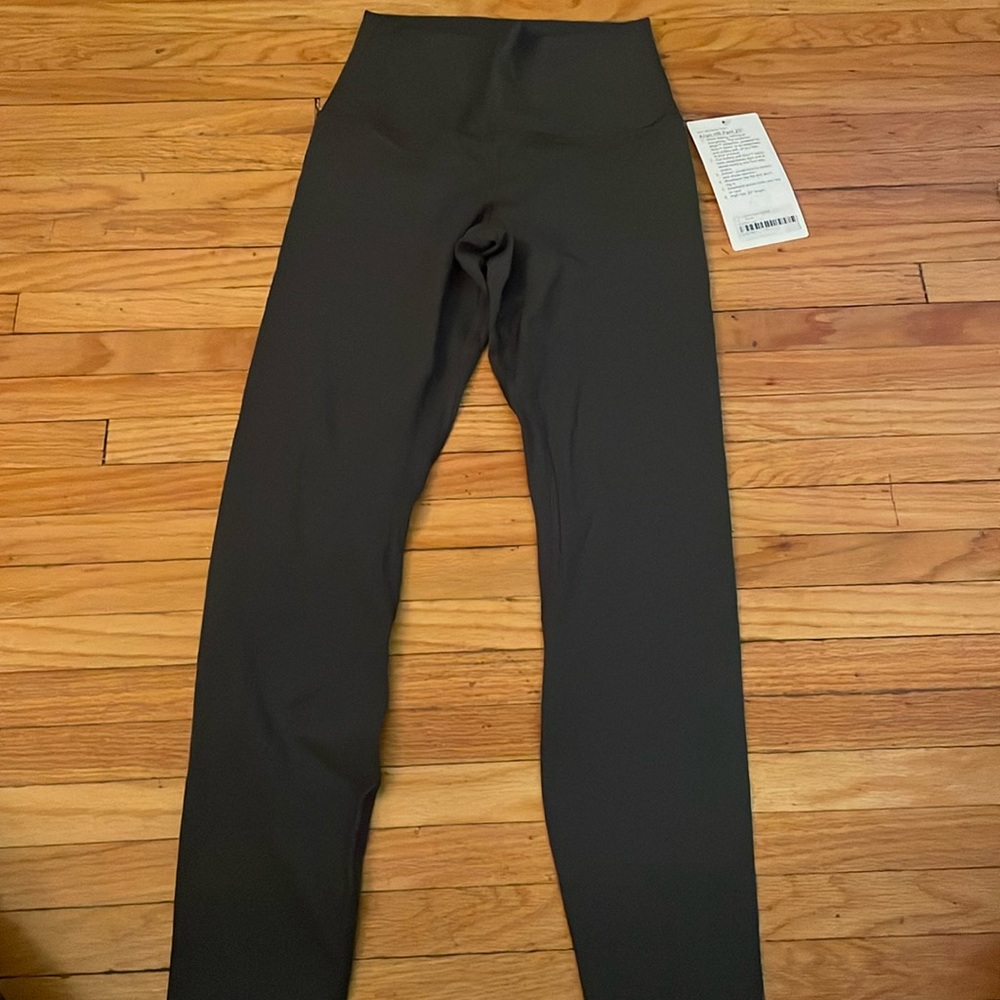 Lululemon align high rise 25” gray yoga leggings. New with tags. Size 4